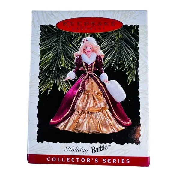 HALLMARK Keepsake HOLIDAY BARBIE 1996 Debut 1994 Cinderella ORNAMENT Lot of 3 - Picture 14 of 16
